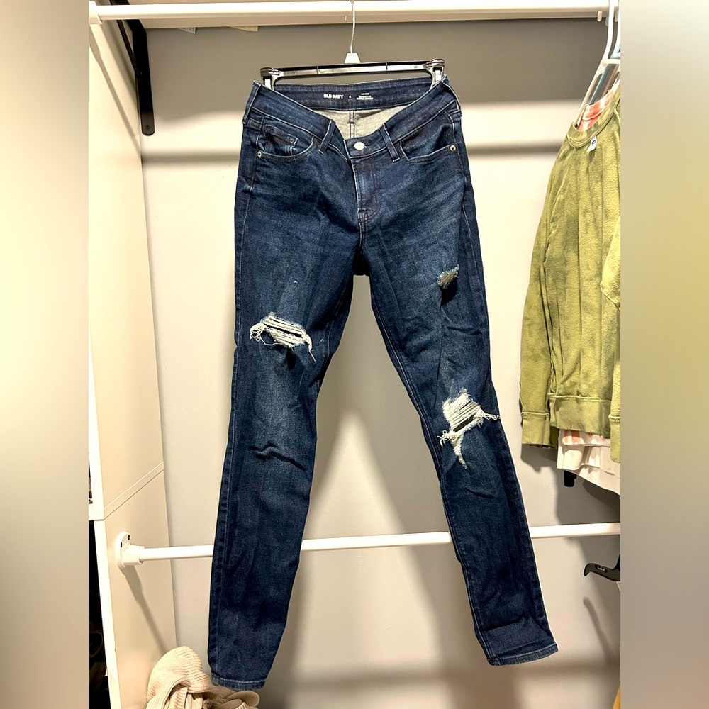 Brand new Old Navy high rise rockstar jeans